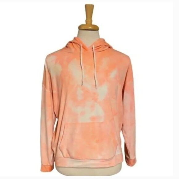 Flirtitude Active Tie Dye Hoodie soft velour feel Y2K Size Large - Picture 1 of 2